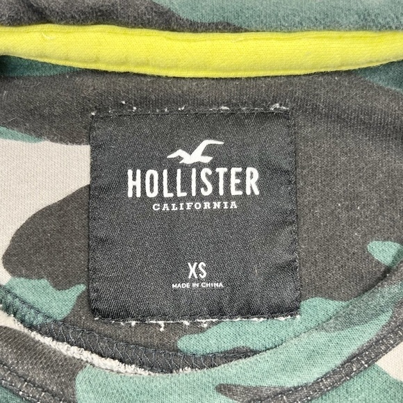HOLLISTER Southern California Pacific Merchants Camo Pullover Sweatshirt Size XS - Picture 7 of 11